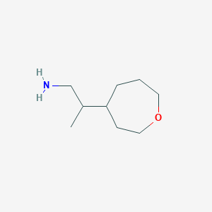 2-(Oxepan-4-yl)propan-1-amine