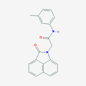 molecular formula C20H16N2O2 B296996 N-(3-methylphenyl)-2-(2-oxobenzo[cd]indol-1(2H)-yl)acetamide 