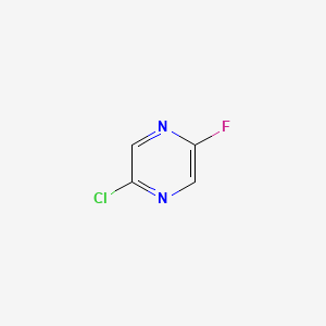 molecular formula C4H2ClFN2 B2970079 2-Chloro-5-fluoropyrazine CAS No. 959019-05-7