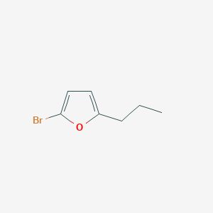molecular formula C7H9BrO B2970092 2-Bromo-5-propylfuran CAS No. 1412953-27-5
