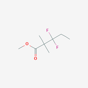 molecular formula C8H14F2O2 B2970136 Methyl 3,3-difluoro-2,2-dimethylpentanoate CAS No. 2044714-02-3