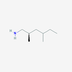 (2R)-2,4-Dimethylhexan-1-amine