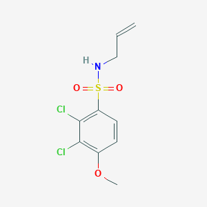 molecular formula C10H11Cl2NO3S B297030 N-allyl-2,3-dichloro-4-methoxybenzenesulfonamide 