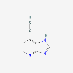 molecular formula C8H5N3 B2970309 7-Ethynyl-1H-imidazo[4,5-b]pyridine CAS No. 2470439-27-9