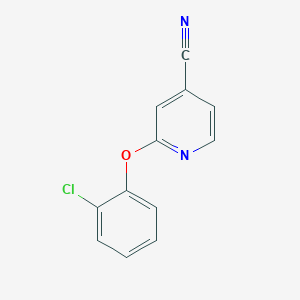 2-(2-Chlorophenoxy)pyridine-4-carbonitrile
