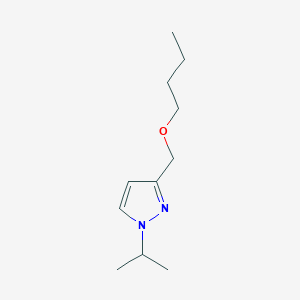 molecular formula C11H20N2O B2970341 3-(butoxymethyl)-1-isopropyl-1H-pyrazole CAS No. 1856076-86-2