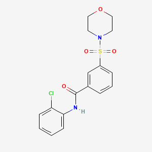N-(2-chlorophenyl)-3-(morpholinosulfonyl)benzamide