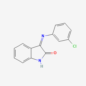 3-((3-Chlorophenyl)imino)indolin-2-one
