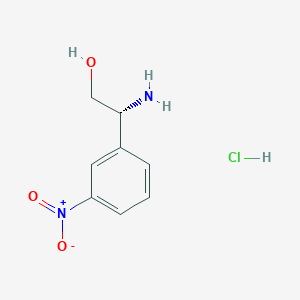 (R)-2-Amino-2-(3-nitrophenyl)ethan-1-ol hydrochloride