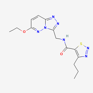 N-((6-ethoxy-[1,2,4]triazolo[4,3-b]pyridazin-3-yl)methyl)-4-propyl-1,2,3-thiadiazole-5-carboxamide