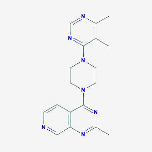4-[4-(5,6-Dimethylpyrimidin-4-yl)piperazin-1-yl]-2-methylpyrido[3,4-d]pyrimidine