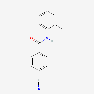 molecular formula C15H12N2O B2970483 4-cyano-N-(2-methylphenyl)benzamide CAS No. 744213-22-7
