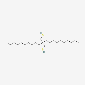 molecular formula C23H48S2 B2970512 2,2-Didecylpropane-1,3-dithiol CAS No. 302931-65-3