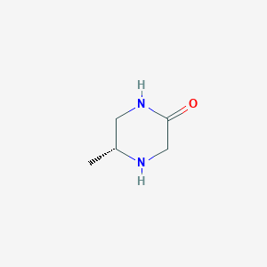 molecular formula C5H10N2O B2970527 (5R)-5-methylpiperazin-2-one CAS No. 1240589-51-8