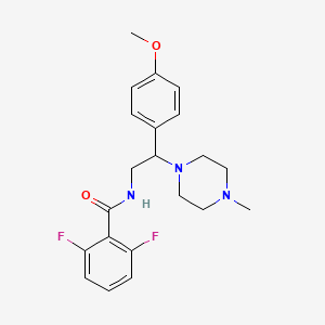 2,6-difluoro-N-(2-(4-methoxyphenyl)-2-(4-methylpiperazin-1-yl)ethyl)benzamide