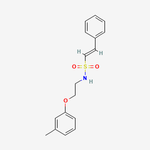 (E)-N-[2-(3-methylphenoxy)ethyl]-2-phenylethenesulfonamide