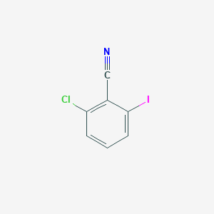 molecular formula C7H3ClIN B029706 2-氯-6-碘苯腈 CAS No. 89642-53-5