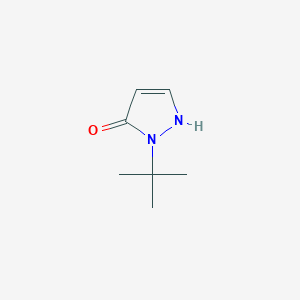 molecular formula C7H12N2O B2970674 2-tert-butyl-1H-pyrazol-3-one CAS No. 214057-39-3