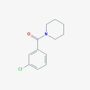molecular formula C12H14ClNO B2970697 (3-Chlorophenyl)(piperidin-1-yl)methanone CAS No. 26163-39-3