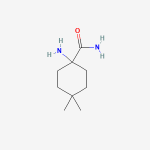 1-Amino-4,4-dimethylcyclohexane-1-carboxamide