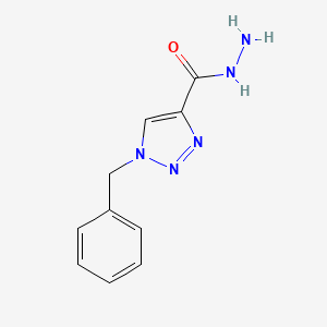 molecular formula C10H11N5O B2970744 1-苄基三唑-4-甲酰肼 CAS No. 226881-50-1