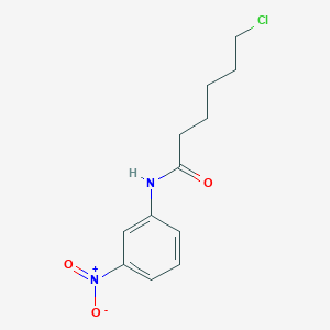 molecular formula C12H15ClN2O3 B2970759 6-chloro-N-(3-nitrophenyl)hexanamide CAS No. 647825-20-5