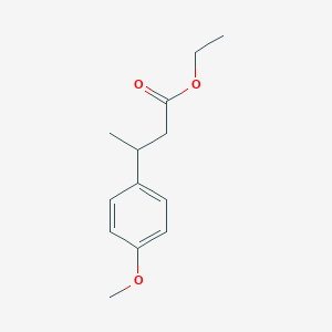 molecular formula C13H18O3 B2970795 Ethyl 3-(4-methoxyphenyl)butanoate CAS No. 61292-83-9