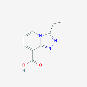 molecular formula C9H9N3O2 B2970801 3-Eethyl-[1,2,4]triazolo[4,3-a]pyridine-8-carboxylic acid CAS No. 1216108-18-7