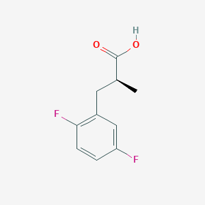 molecular formula C10H10F2O2 B2970813 (2S)-3-(2,5-Difluorophenyl)-2-methylpropanoic acid CAS No. 2248188-39-6