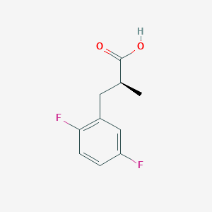 (2S)-3-(2,5-Difluorophenyl)-2-methylpropanoic acid