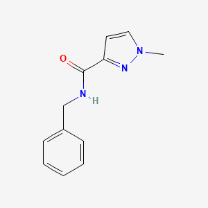 molecular formula C12H13N3O B2970827 N-苄基-1-甲基-1H-吡唑-3-甲酰胺 CAS No. 303066-25-3
