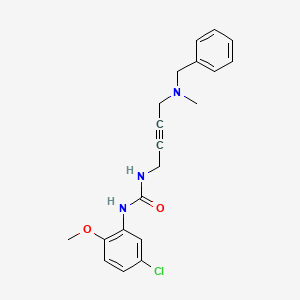 molecular formula C20H22ClN3O2 B2970852 1-(4-(Benzyl(methyl)amino)but-2-yn-1-yl)-3-(5-chloro-2-methoxyphenyl)urea CAS No. 1396760-01-2