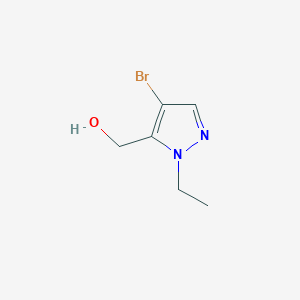 molecular formula C6H9BrN2O B2970886 (4-Bromo-1-ethylpyrazol-5-yl)methan-1-ol CAS No. 1310379-45-3