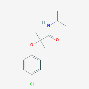 molecular formula C13H18ClNO2 B297090 2-(4-chlorophenoxy)-N-isopropyl-2-methylpropanamide 