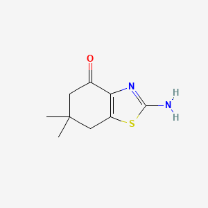 molecular formula C9H12N2OS B2970940 2-氨基-6,6-二甲基-6,7-二氢-5H-苯并噻唑-4-酮 CAS No. 302902-26-7