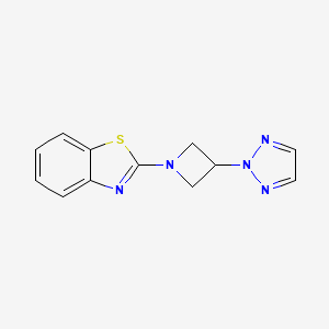 2-[3-(Triazol-2-yl)azetidin-1-yl]-1,3-benzothiazole