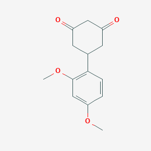 molecular formula C14H16O4 B2970985 5-(2,4-二甲氧基苯基)环己烷-1,3-二酮 CAS No. 78546-99-3