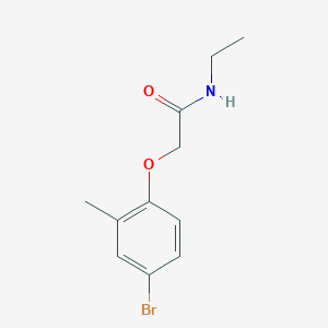 molecular formula C11H14BrNO2 B297099 2-(4-bromo-2-methylphenoxy)-N-ethylacetamide 