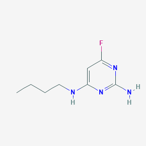 molecular formula C8H13FN4 B2971018 N4-butyl-6-fluoropyrimidine-2,4-diamine CAS No. 188987-77-1