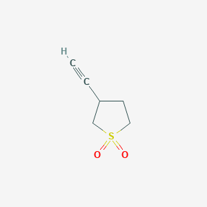 molecular formula C6H8O2S B2971024 3-Ethynylthiolane 1,1-dioxide CAS No. 2138399-45-6