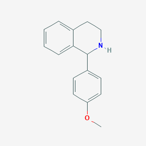molecular formula C16H17NO B2971029 1-(4-Methoxyphenyl)-1,2,3,4-tetrahydroisoquinoline CAS No. 59224-74-7