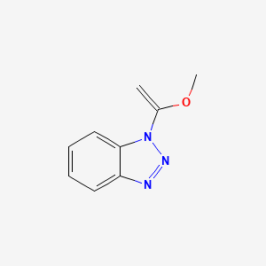 molecular formula C9H9N3O B2971085 1-(1-Methoxyethenyl)benzotriazole CAS No. 306993-89-5