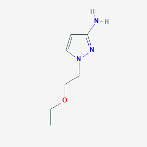 molecular formula C7H13N3O B2971102 1-(2-乙氧基乙基)-1H-吡唑-3-胺 CAS No. 1179309-43-3