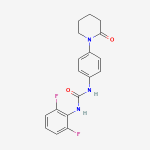 1-(2,6-Difluorophenyl)-3-(4-(2-oxopiperidin-1-yl)phenyl)urea
