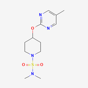 N,N-Dimethyl-4-(5-methylpyrimidin-2-yl)oxypiperidine-1-sulfonamide