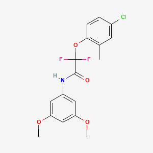 2-(4-chloro-2-methylphenoxy)-N-(3,5-dimethoxyphenyl)-2,2-difluoroacetamide