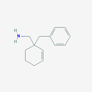 molecular formula C14H19N B2971184 (1-Benzylcyclohex-2-en-1-yl)methanamine CAS No. 2091504-18-4