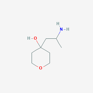 4-(2-Aminopropyl)oxan-4-ol