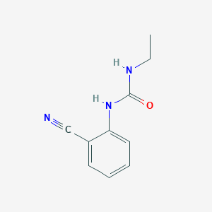 molecular formula C10H11N3O B2971204 1-(2-氰基苯基)-3-乙基脲 CAS No. 767634-07-1