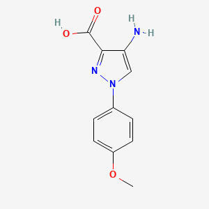 4-Amino-1-(4-methoxyphenyl)-1H-pyrazole-3-carboxylic acid